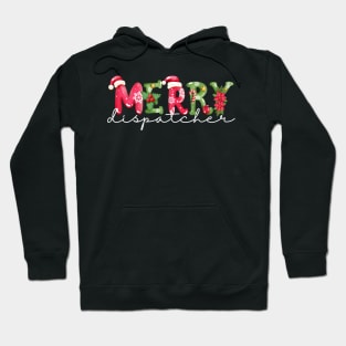 Merry Dispatcher for Police 911 First Responders and Sheriff Operators Hoodie